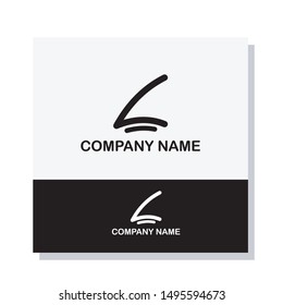 simple modern letter logo design vector