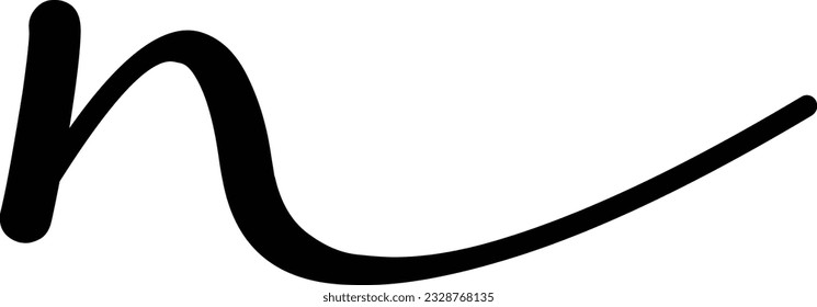 Simple and modern letter N initials logo design