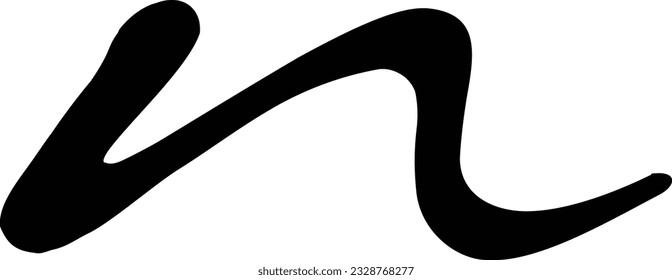 Simple and modern letter N initials logo design