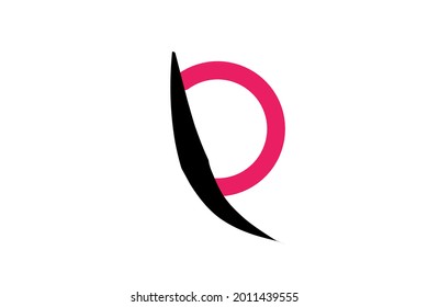 simple, modern letter R logo