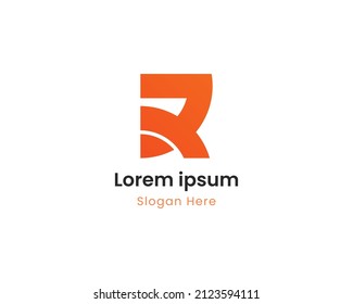 simple and modern letter R logo design template, eps10 isolated
