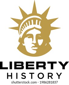 Simple and modern liberty logo for company, business, community, team, etc.