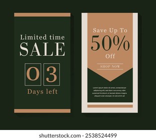 Simple and Modern Limited Time Sale Social Media Banner