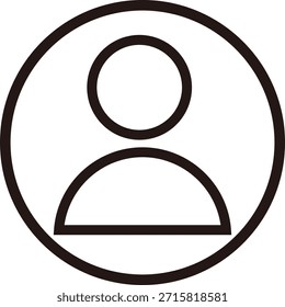 "Iconos de dibujo de líneas simples y modernos que representan las Cuentas de usuario, perfiles, Inicios de sesión, membresías o personas en general en Sitios web y aplicaciones".