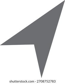 Un ícono de ubicación simple y moderno, perfecto para el mapa, la dirección y el marketing de lugares.