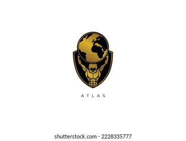 Simple and Modern Logo, Atlas logo nice for general company. Vector file for any resolution without losing its quality.