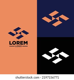 simple modern logo beautiful color
