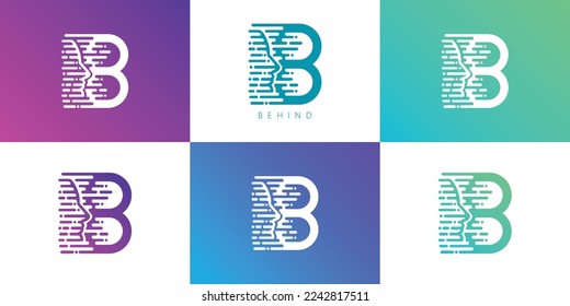 Simple and modern logo. Behind logo design for your business