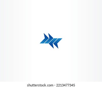 Simple And Modern Logo Blue Star Shape