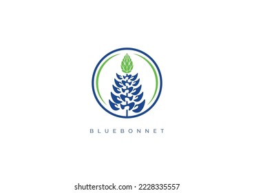 Simple and Modern Logo, Bluebonnet logo nice for General Company. Vector file for any resolution without losing its quality.