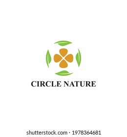 simple and modern logo design for circle nature