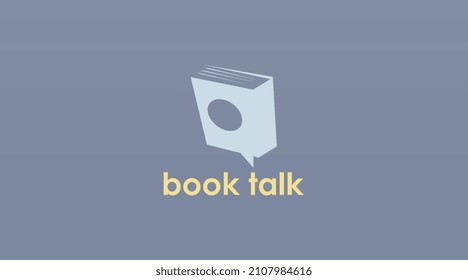 Simple and Modern Logo Design Concept of Chat and Talk Logo Vector