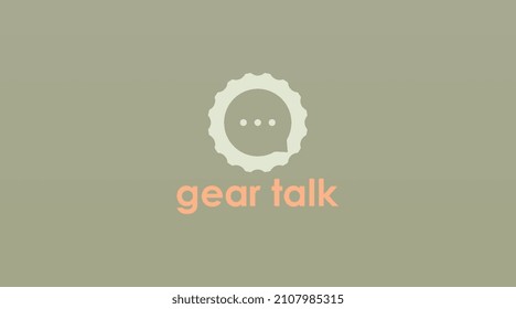 Diseño de logotipo sencillo y moderno Concepto de vector de logotipo de conversación y conversación