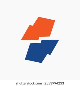 simple and modern logo design ideas for companies and social media. abstract iconic logo
