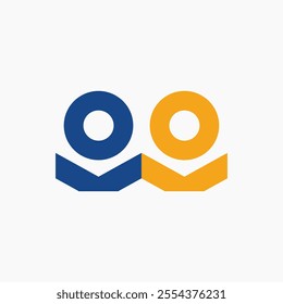 simple and modern logo design ideas for companies and social media. abstract iconic logo