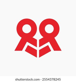simple and modern logo design ideas for companies and social media. abstract iconic logo