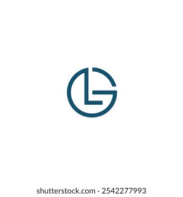 Um logotipo simples e moderno com as iniciais "GL"