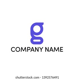 Simple and modern logo design for letter G