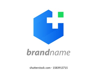 simple and modern logo design for medical company.