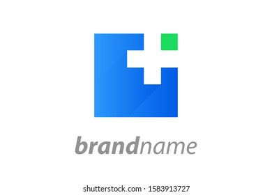 simple and modern logo design for medical company.