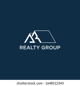 Simple And Modern Logo Design Of Realty Group With Clean Background - EPS10 - Vector.