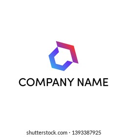 Simple and modern logo design for a roof and letter C