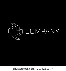 einfach   modernes Logo-Design-Muster