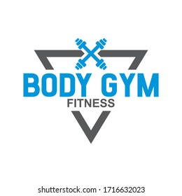 simple modern logo for the gym.