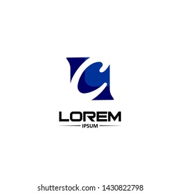 Simple Modern Logo Letter C Ilustration
