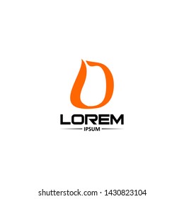 Simple Modern Logo Letter D Ilustration