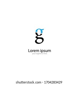 un sencillo logotipo moderno de la letra g 