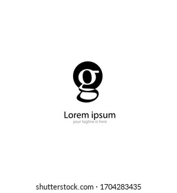 un sencillo logotipo moderno de la letra g 