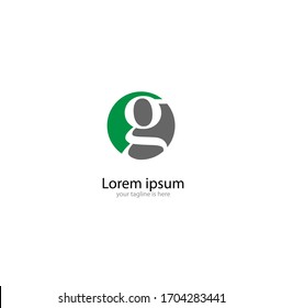 ein einfaches, modernes Logo des Buchstabens g 