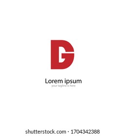 a simple modern logo of letter g
