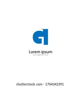a simple modern logo of letter g