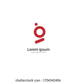 ein einfaches, modernes Logo des Buchstabens g