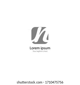 el sencillo logotipo moderno de la letra N