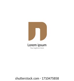 the simple modern logo of letter N