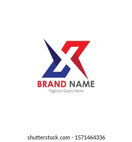 Simple and modern logo of letter X for business vector design