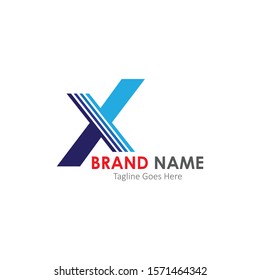 Simple Modern Logo Letter X Business Stock Vector (Royalty Free ...