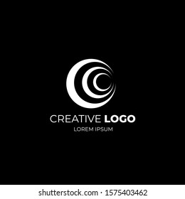 Simple and modern logo with monogram style. Best choice to start new business , personal logo , emblem and rebranding. Vector Illustration EPS 10