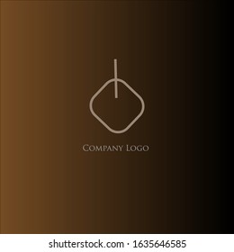 the simple modern logo of mouse icon
