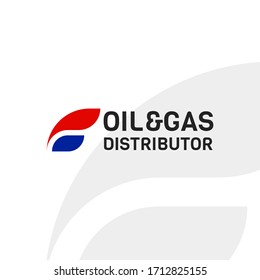 A Simple And Modern Logo For Oil And Gas Distribution