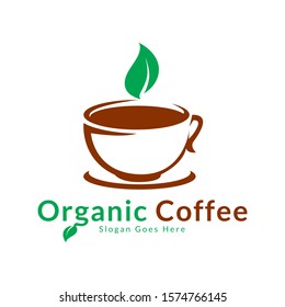 Simple Modern Logo Organic Coffee For Your Brand
