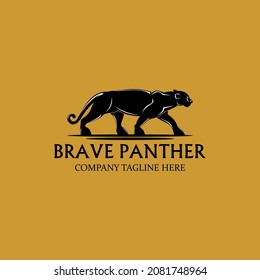 A simple and modern logo of a panther that has the meaning of strength and glory. Perfect for your creative industry logo.