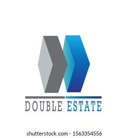 simple modern logo of real estate for your company 