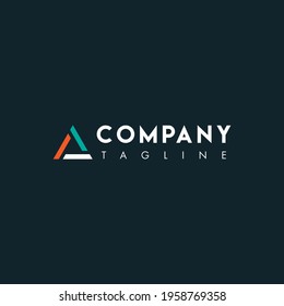 Simple and modern logo template for companies.