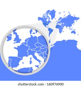 Simple Modern Map updated. High Quality Details Illustration. Easy to edit.