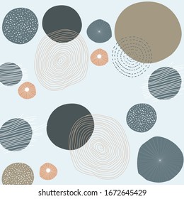 Sencillo y moderno patrón vectorial de colores planos