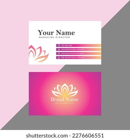 Simple Modern Minimalist Business Card Design